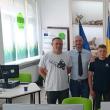 Profesori alături de cei doi elevi care vor reprezenta colegiul la campionatul european