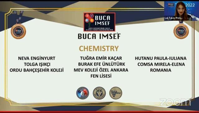 Elevi premiaţi la concursul BUCA IMSEF, în Turcia