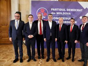 Deputatul Gheorghe Șoldan a făcut parte din delegația conducerii PSD la Congresul Partidului Democrat din Republica Moldova