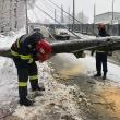 Arbori rupți sub greutatea zăpezii, în mai multe zone ale municipiului Suceava 2
