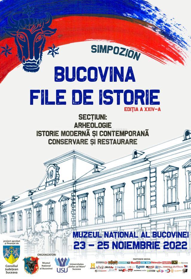 Simpozionul „Bucovina File de Istorie”, ediţia a XXIV-a