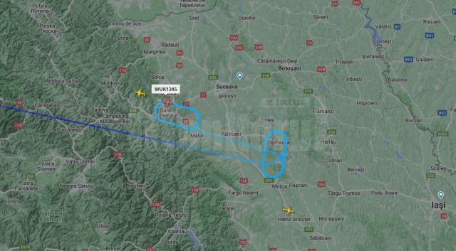 Mai multe avioane care trebuiau să aterizeze la Suceava au fost redirecționate către aerporturile din Cluj și Iași