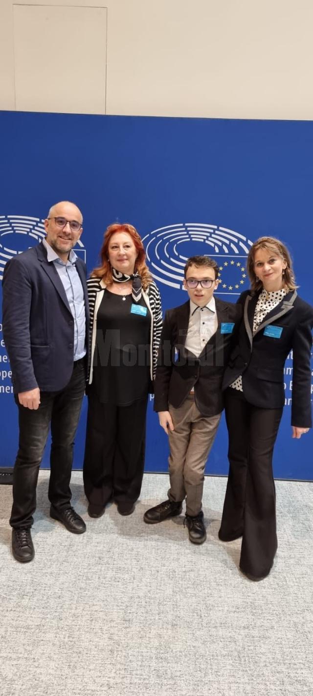 O delegație din Suceava a participat la o conferință internațională  desfășurată la Parlamentul European din Bruxelles