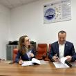 Semnarea celor două contracte pe P.N.R.R. a fost făcută de către viceprimarul Lucian Harșovschi, la sediul Direcției Generale de Implementare a Planului Național de Redresare (2)