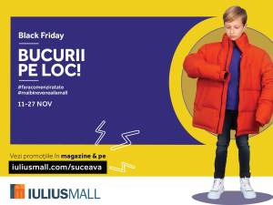 Ultimul weekend cu „Bucurii pe loc” și reduceri de până la 70%, la Iulius Mall Suceava!