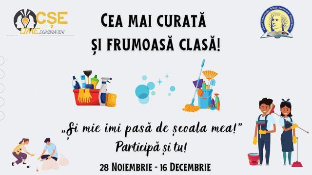 Liceul din Dumbrăveni îi premiază lunar pe elevii care au „cea mai frumoasă și curată clasă”