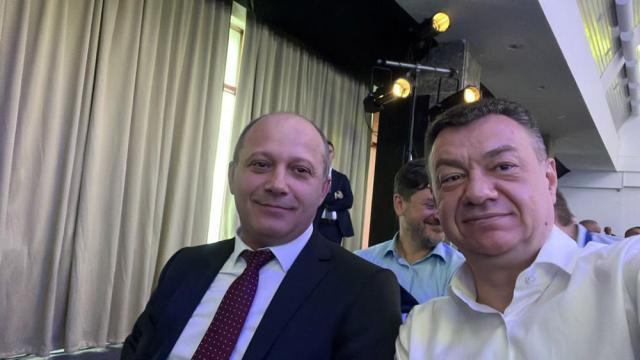 Ministrul Constantin-Daniel Cadariu și deputatul PNL Bogdan Gheorghiu