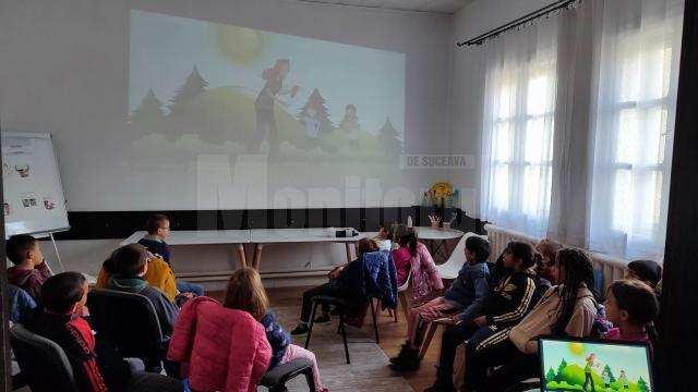 „Călătorie în lumea poveștilor - o poveste pe zi”, la Centrul Școlar „Sf. Andrei” din Gura Humorului