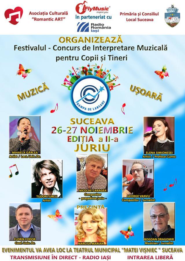 Festivalul Național de Interpretare Muzicală "Rampa de lansare", pe 26 și 27 noiembrie, la Teatrul "Matei Vișniec" Suceava