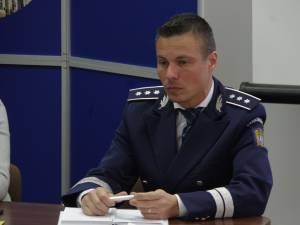 Comisarul-șef Ionuț Epureanu, purtătorul de cuvânt al Poliției județene