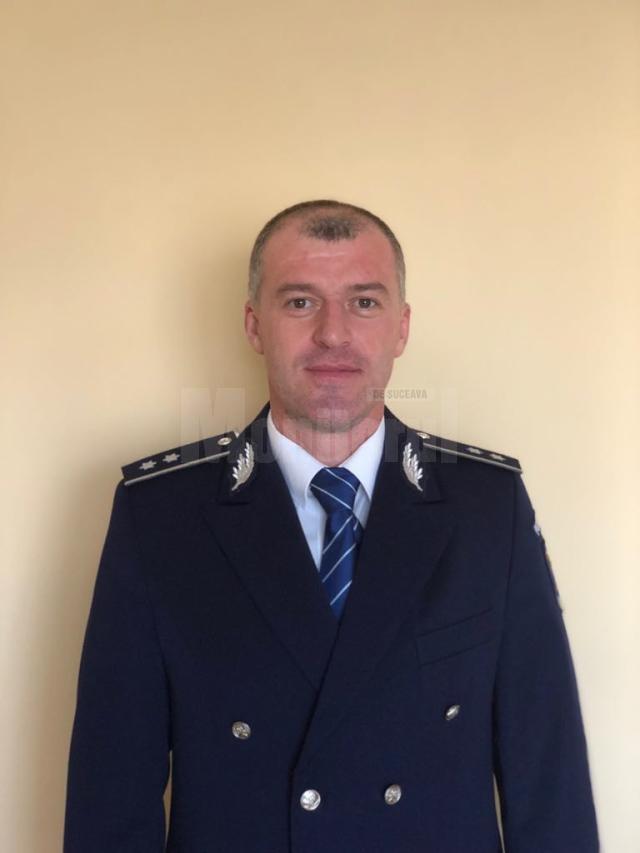 Comisarul-șef Marius Ciotău, președintele Corpului Național al Polițiștilor (CNP), organizația Suceava