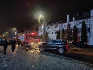 Accidentul din fața Poliției Orașului Vicovu de Sus