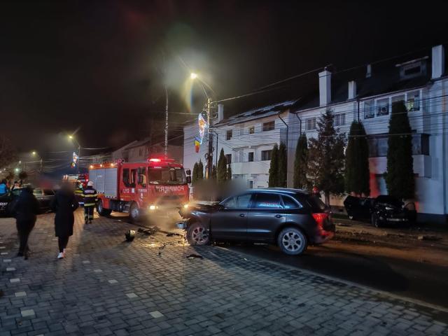 Accidentul din fața Poliției Orașului Vicovu de Sus