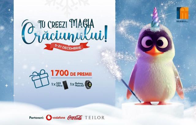 „Tu creezi magia Crăciunului”: cumpără cadourile perfecte pentru cei dragi și câștigă premii uimitoare la Iulius Mall Suceava