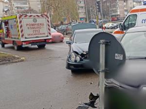 Accident cu două mașini în Obcini