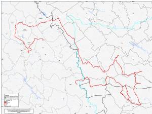 Traseul pistelor de biciclete din județele Suceava, Botoșani și Iași