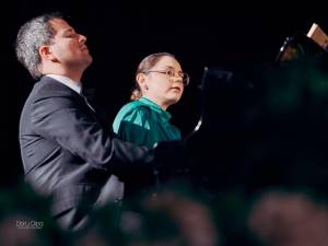 Regal pianistic în inima Bucovinei - Klavier Art Duo Festival de la Rădăuți, la final. Foto Doru CLIPA