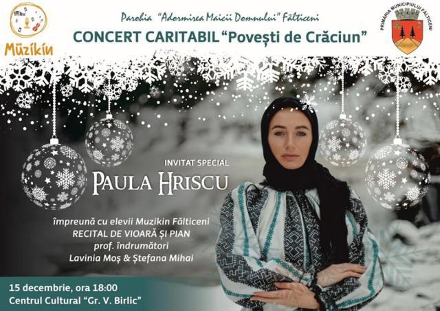 La Fălticeni, concertul caritabil „Povești de Crăciun”