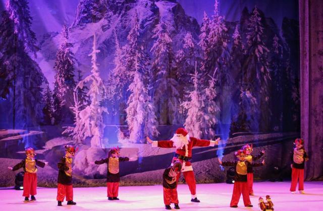 Aproape 300 de copii și tineri au participat sâmbătă la două spectacole de Crăciun, organizate de Bucovina Dance Studio