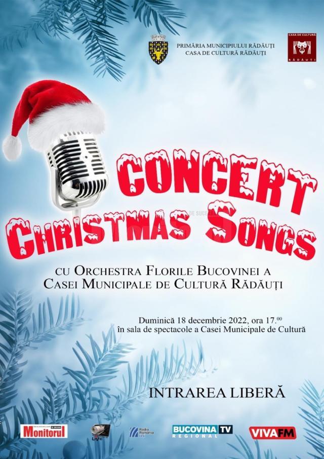 Concert „Christmas Songs” pe scena Casei Municipale de Cultură Rădăuți