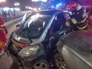 Accident între două maşini, la Dumbrăveni
