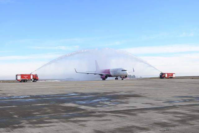 Wizz Air a inaugurat noua baza operationala de pe aeroportul Suceava