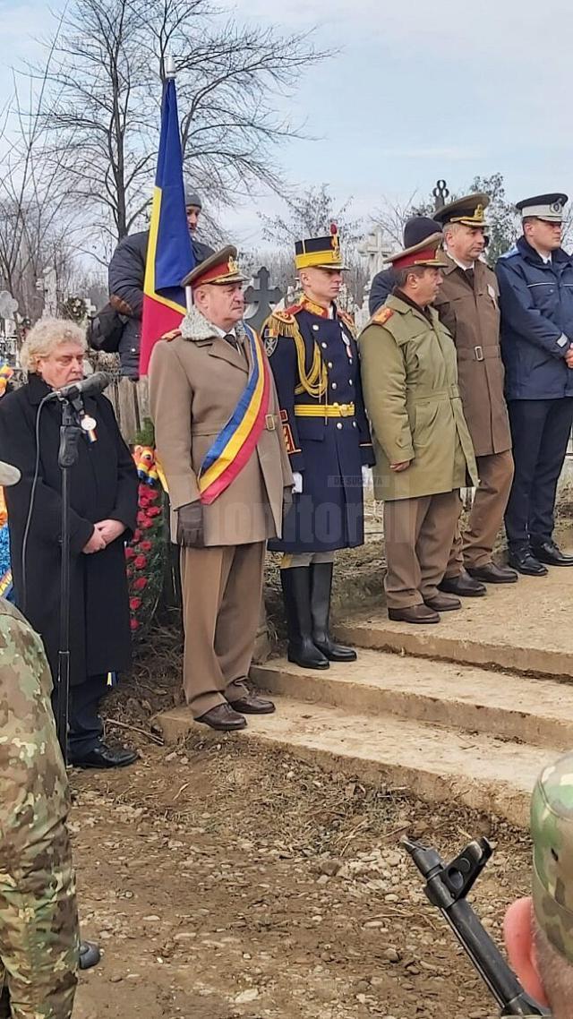 Primarul Vasile Andriciuc l-a comemorat pe eroul Revoluției căpitanul post mortem Petru Constantin Mesler
