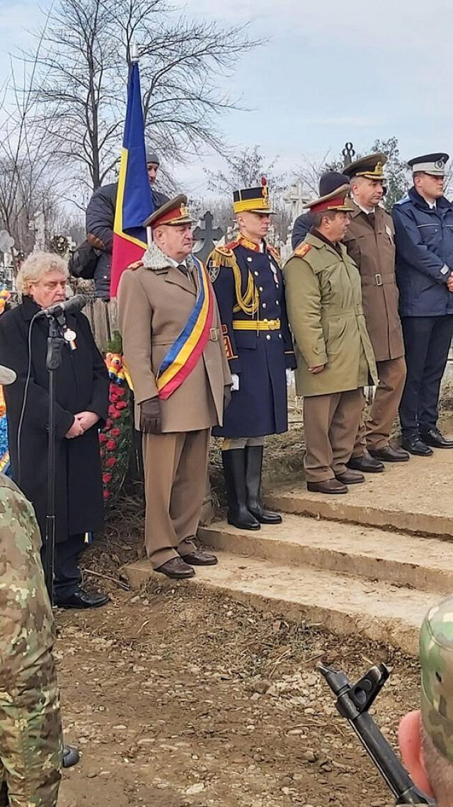 Primarul Vasile Andriciuc l-a comemorat pe eroul Revoluției căpitanul post mortem Petru Constantin Mesler