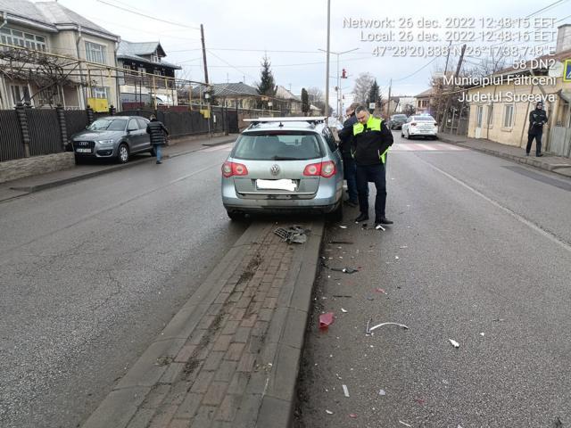 Primul accident de pe strada Sucevei