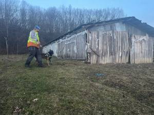 Grajdul unde a fost găsit tânărul dispărut