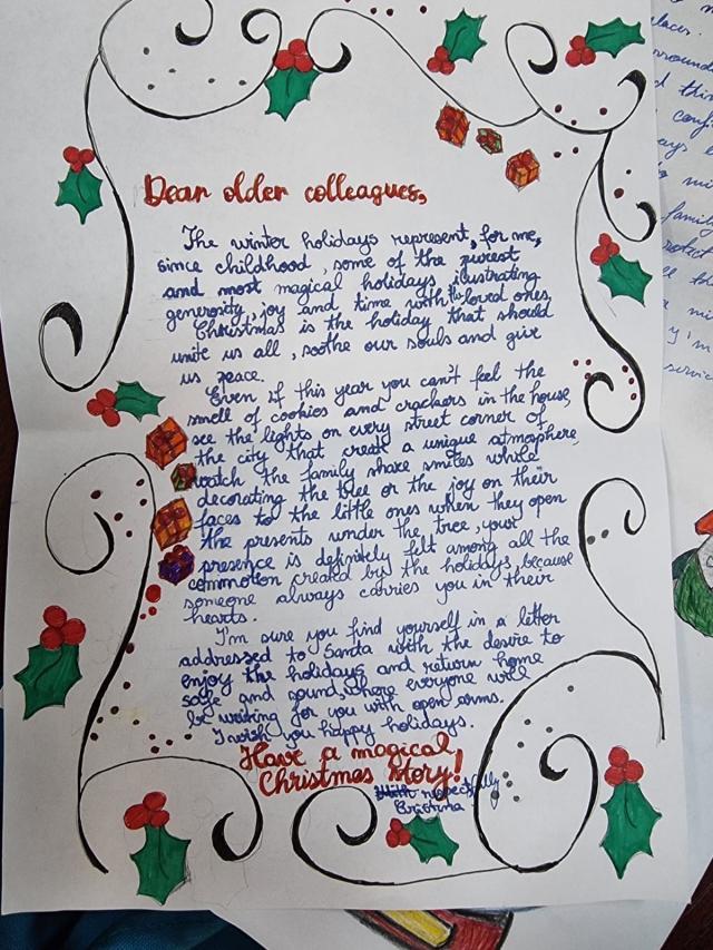 Elevii le-au trimis scrisori militarilor străini detașați în misiuni în zona Mării Negre
