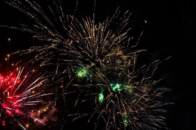 Spectaculoase focuri de artificii la Revelionul Sucevei 2023