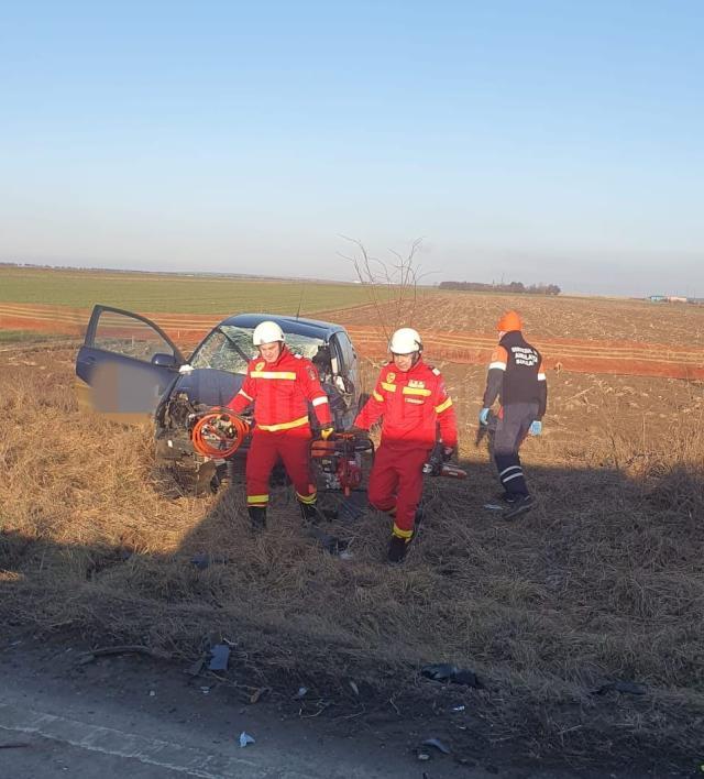 accident la Dumbrăveni