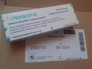 În stocul DSP au ajuns 7.600 de doze de vaccin Hexacima