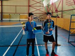 Karlo Piticaru şi Alex Fina, finaliștii categoriei de vârstă băieți 14 ani