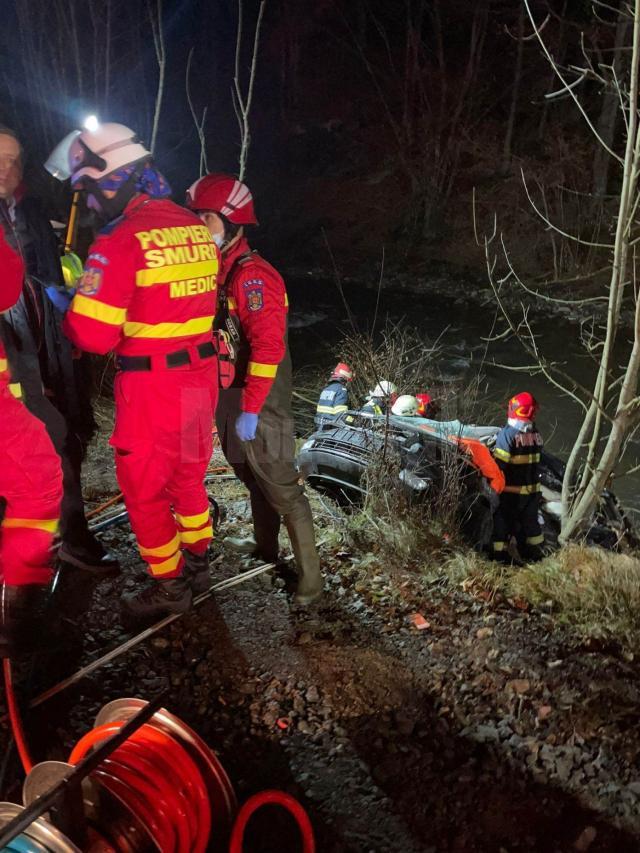 Mașina de Suceava implicată în accident. Foto bistriteanul.ro