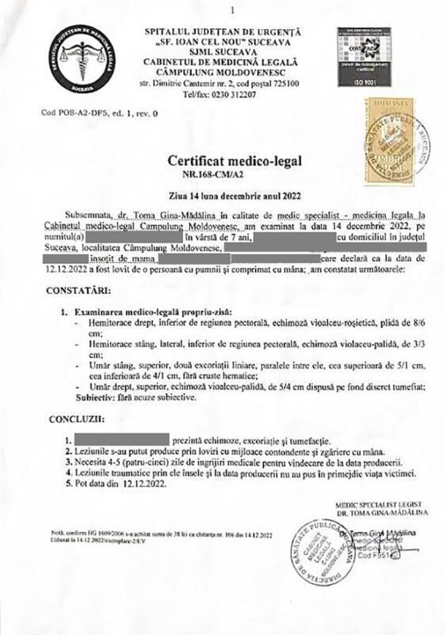 Certificatul medico-legal