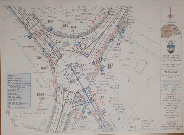 Sensul giratoriu la intersecția Calea Unirii cu strada Traian Vuia și strada Apeductului, scos la licitație pentru execuție, în termen de 10 luni