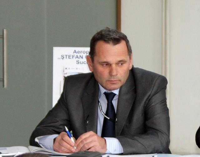 Directorul general al la Aeroportului „Ștefan cel Mare”, Ioan Măriuța