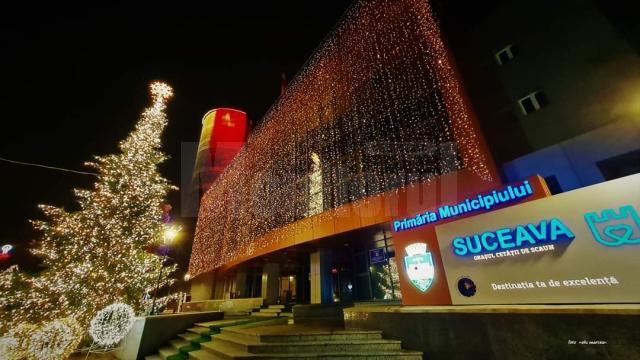 Duminică, 15 ianuarie 2023- ultima zi în care au mai fost pornite instalațiile ornamentale de iluminat de pe străzile Sucevei 1