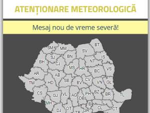 Meteorologii anunță patru zile cu precipitații și intensificări ale vântului