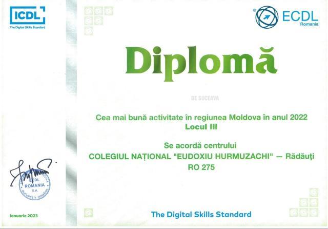 Diploma obținută