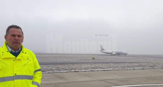 Traficul aerian pe Aeroportul Suceava se desfășoară normal, conform programului de zbor