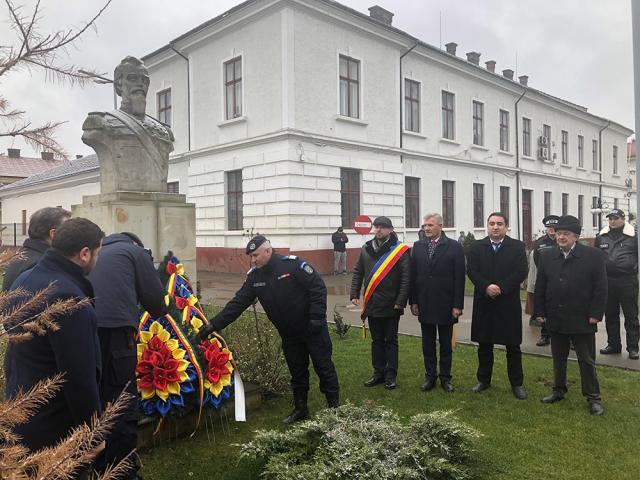 Unirea Principatelor Române, celebrată în centrul municipiului Rădăuți