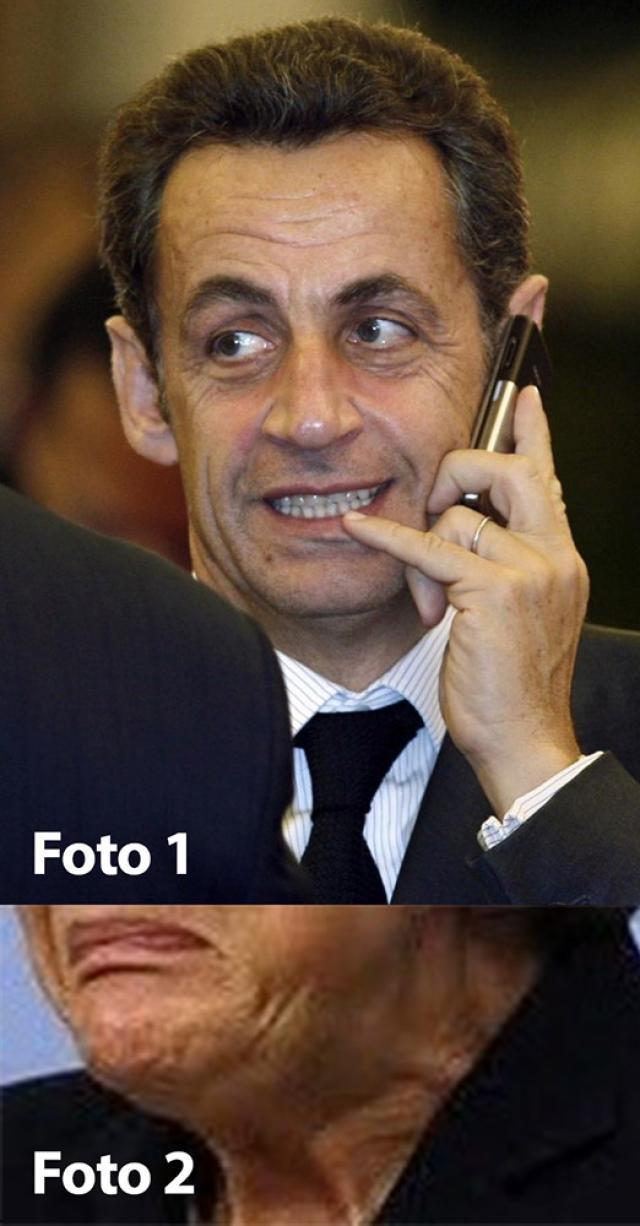 Limbajul nonverbal la Nicolas Sarkozy - starea de frică