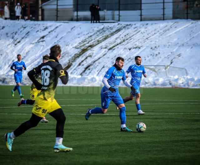 Atacantul Ionel Stoian a punctat de trei ori in amicalul cu Darabani. Foto Cristian Plosceac