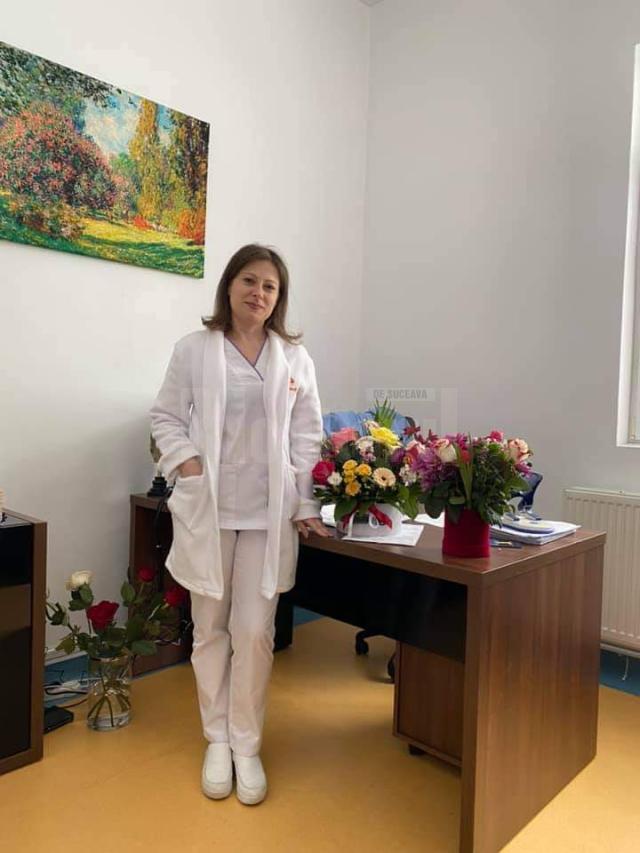 Medicul Anca Dumitrovici Ababneh, șefa Secției de Oncologie a Spitalului Județean Suceava