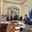 Primarul Sucevei, Ion Lungu, la discuțiile cu Ministrul Dezvoltării, Lucrărilor Publice și Administrației, Atilla Cseke