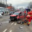 Femeie rămasă încarcerată în mașină după un accident petrecut în Suceava