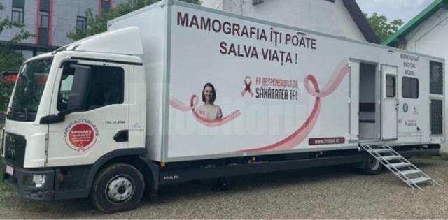 Mamografiile se vor face la Unitatea Mobilă de Screening Mamar